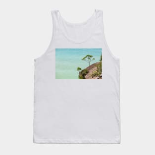 Small tree and big vast ocean scenery Tank Top